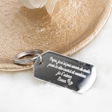 Porte-clés personnalisé gravé