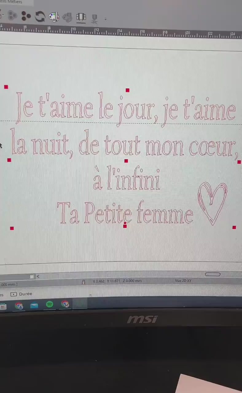 Porte-clés personnalisé gravé